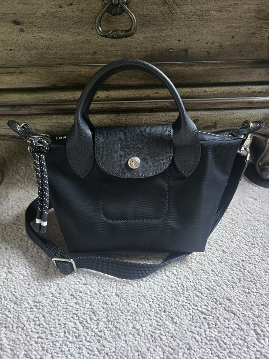 Longchamp Handbags - Longchamp Le Pliage Energy XS Crossbody Tote- Black